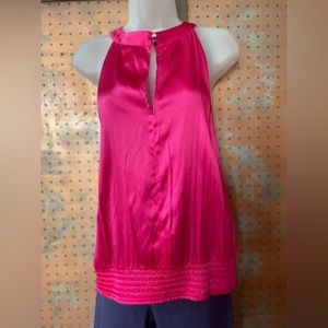 Cute silky pink top - Cache brand